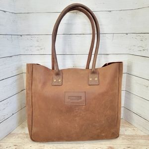 Parker Brown Leather Tote Bag